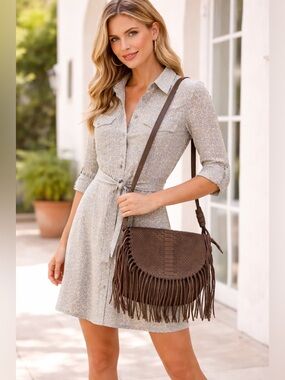 Eileen Kramer Exotic Python Hobo Bag